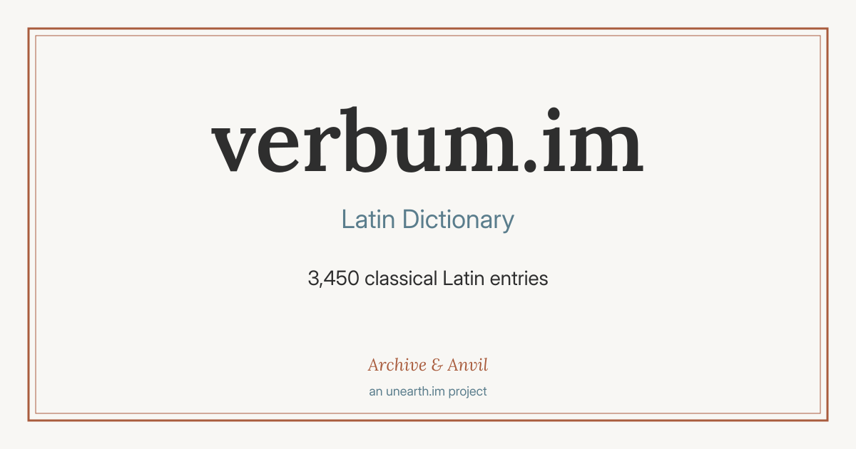 verbum.im monument